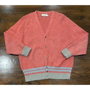 Men's Coral Cardigan Sweater